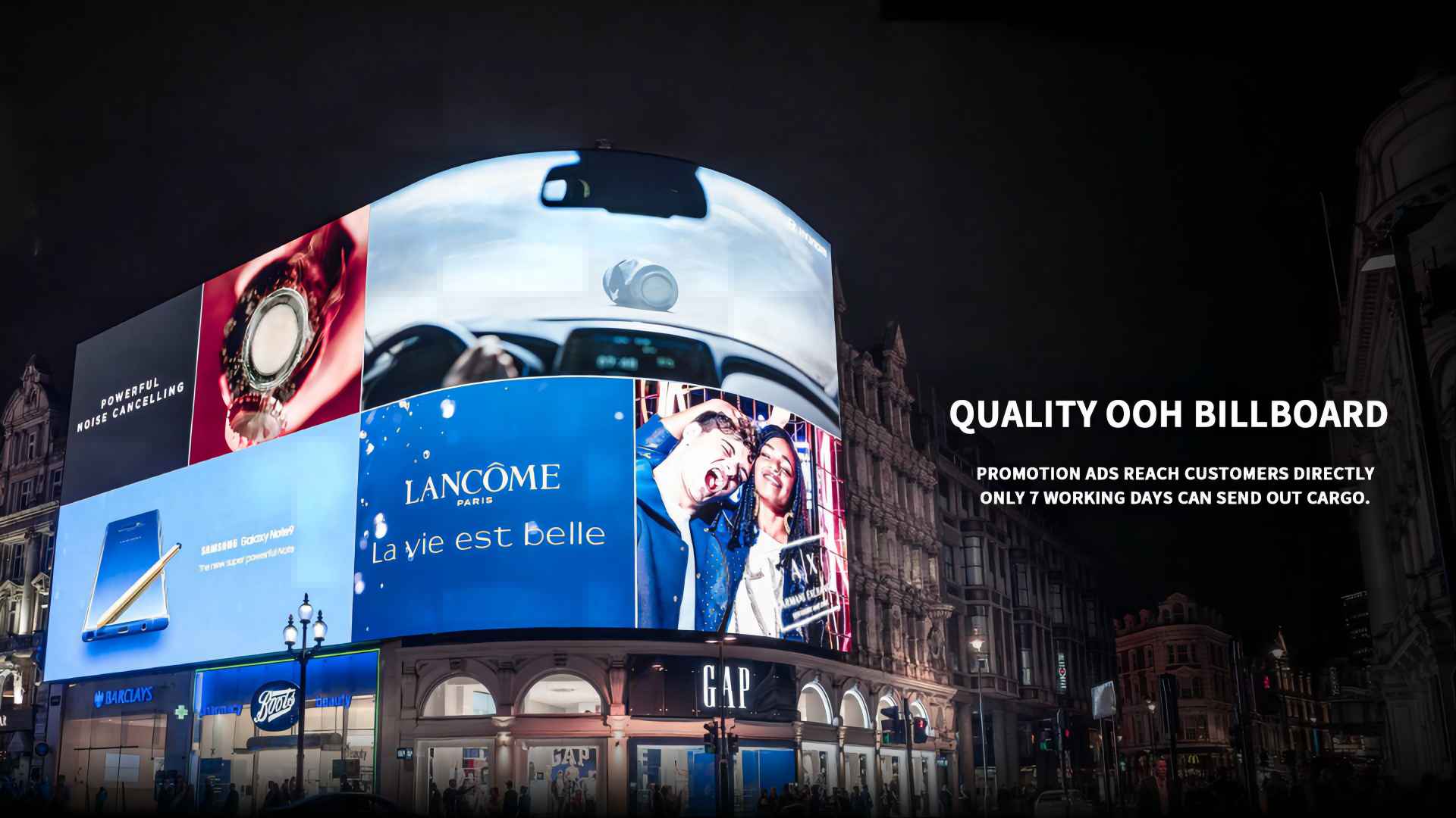 Outdoor OOH led display